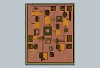 10-17 GHz低噪聲放大器Ku波段CMD167芯片