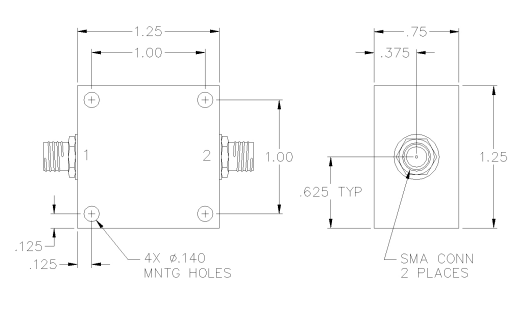 Pulsar倍頻器FX-04-410尺寸圖