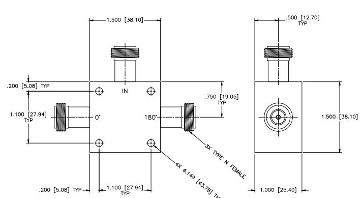 JL-17/NF 3dB混合耦合器MCLI JL-17/NF 3dB混合耦合器MCLI