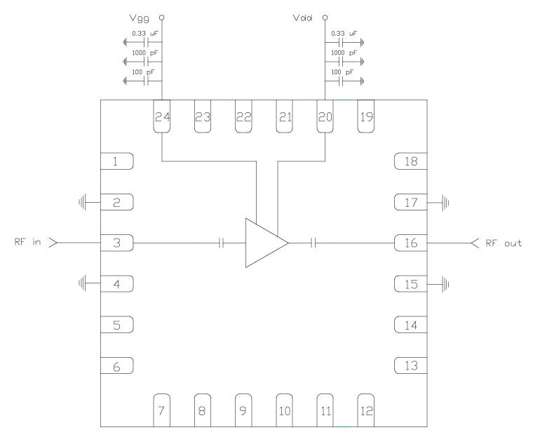 CMD229P4低噪聲放大器Custom MMIC原裝庫存