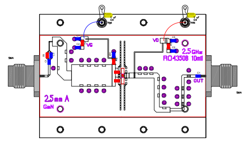 AM025WN-00-R L/S/C/X/Ku波段寬帶功率放大器