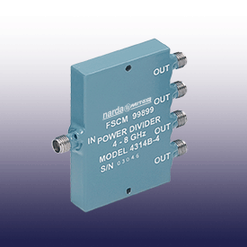 4311C-4   功率分配器和混合器-SMA（F）4-Way 0.5至26.5 GHz 30 Watt（八度頻段）